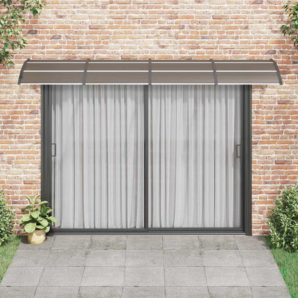 Dörrtak svart 350x100 cm polykarbonat