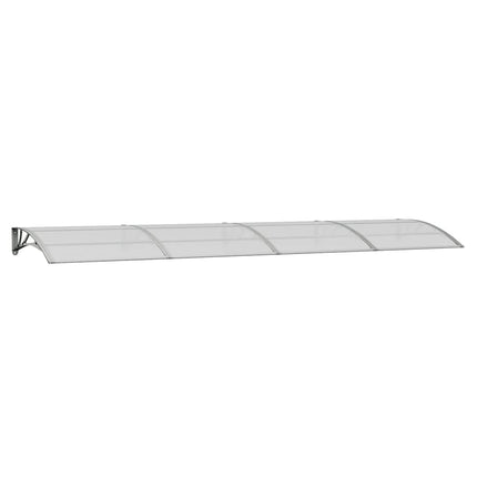 Dörrtak grå 400x100 cm polykarbonat