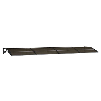 Dörrtak svart 400x100 cm polykarbonat