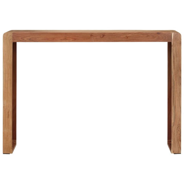 Konsolbord 110x30x76 cm massivt akaciaträ