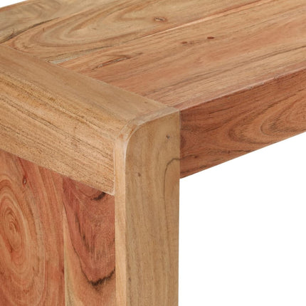 Konsolbord 110x30x76 cm massivt akaciaträ