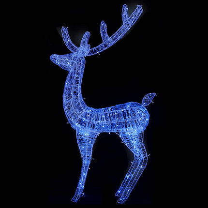 Julren 2 st akryl 250 LED 180 cm blå