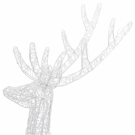 Julren 2 st akryl 250 LED 180 cm flerfärgad