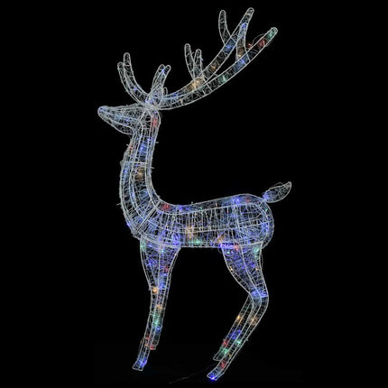 Julren 3 st akryl 250 LED 180 cm flerfärgad
