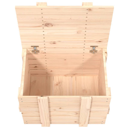 Förvaringslåda 58x40,5x42 cm massiv furu