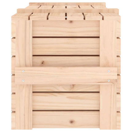 Förvaringslåda 91x40,5x42 cm massiv furu