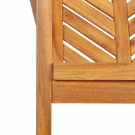 Trädgårdsmöbelset 3 pcs Brun Massivt Akaciaträ