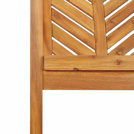 Trädgårdsmöbelset 5 pcs Brun Massivt Akaciaträ