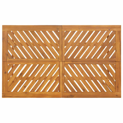Trädgårdsmöbelset 5 pcs Brun Massivt Akaciaträ