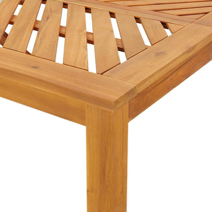 Trädgårdsmöbelset 6 pcs Brun Massivt Akaciaträ