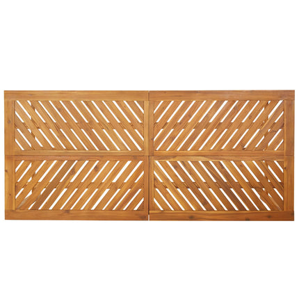 Trädgårdsmöbelset 3 pcs Brun Massivt Akaciaträ