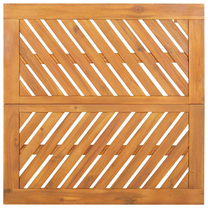Trädgårdsmöbelset 5 pcs Brun Massivt Akaciaträ