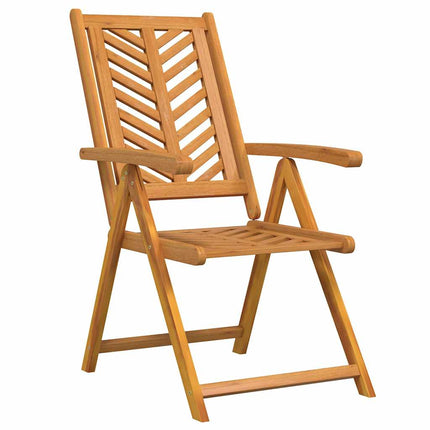 Trädgårdsmöbelset 5 pcs Brun Massivt Akaciaträ