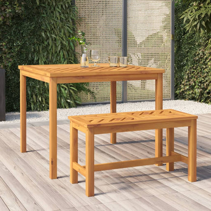 Trädgårdsbord 90x90x74 cm massivt akaciaträ