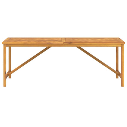 Trädgårdsbord 200x90x74 cm massivt akaciaträ