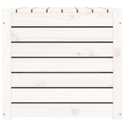 Dynbox vit 101x50,5x46,5 cm massiv furu