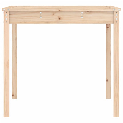 Trädgårdsbord 121x82,5x76 cm massiv furu