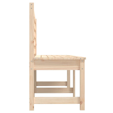 Trädgårdsbänk 201,5 cm massiv furu
