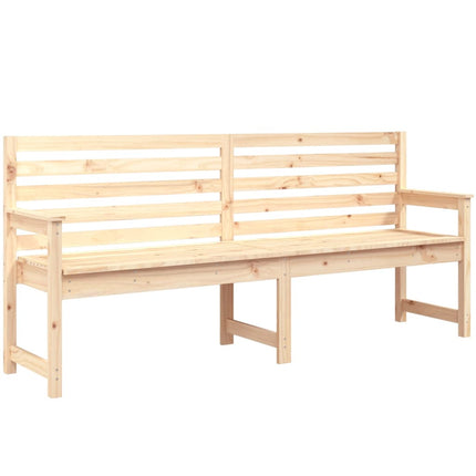 Trädgårdsbänk 203,5x48x91,5 cm massiv furu