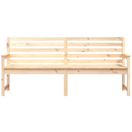 Trädgårdsbänk 203,5x48x91,5 cm massiv furu