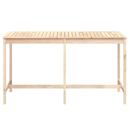 Trädgårdsbord 203,5x90x110 cm massiv furu