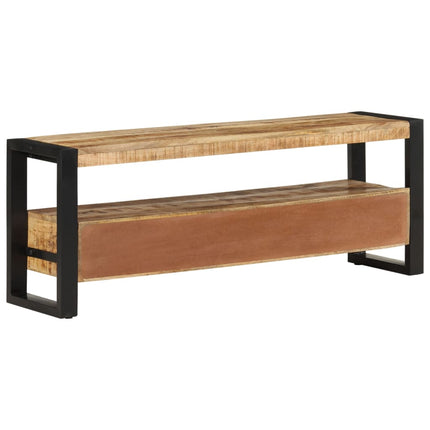 Tv-bänk 120x30x45 cm massivt mangoträ