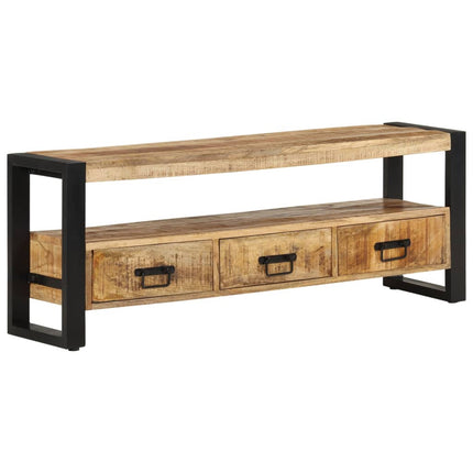 Tv-bänk 120x30x45 cm massivt mangoträ