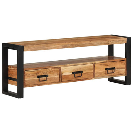 Tv-bänk 120x30x45 cm massivt återvunnet trä