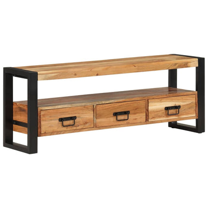 Tv-bänk 120x30x45 cm massivt återvunnet trä