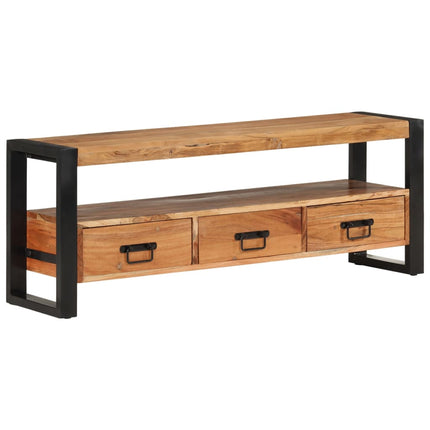 Tv-bänk 120x30x45 cm massivt återvunnet trä