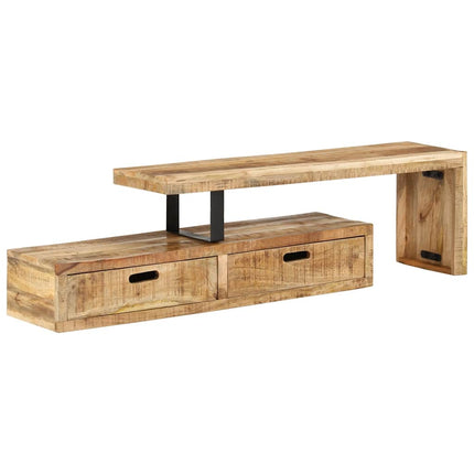 TV-bänk (118-200) x 30x40 cm massivt trä mango