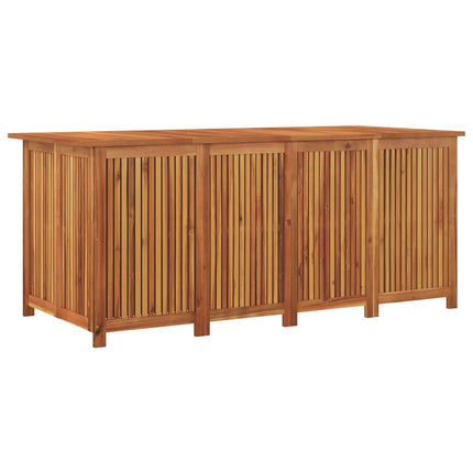 Dynbox 175x80x75 cm massivt akaciaträ
