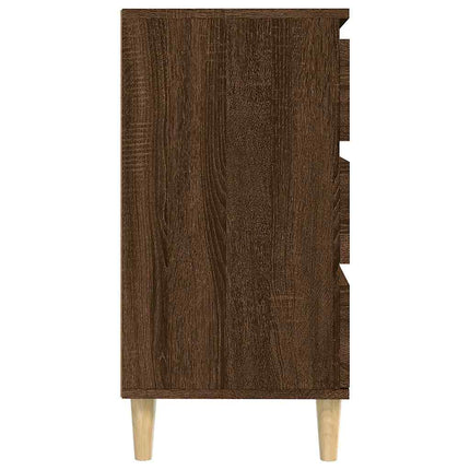 Byrå brun ek 60x35x70 cm konstruerat trä