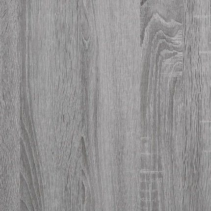 Väggmonterad tv-bänk grå sonoma 100x30x26,5 cm konstruerat trä