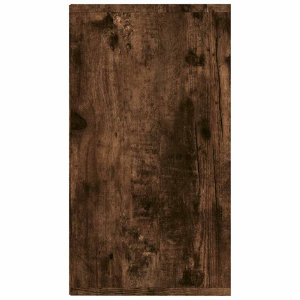 Skobänk rökfärgad ek 103x30x55 cm konstruerat trä
