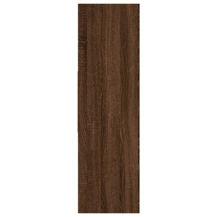 Bokhylla brun ek97,5x29,5x100 cm konstruerat trä