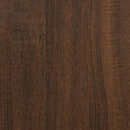Bokhylla brun ek97,5x29,5x100 cm konstruerat trä
