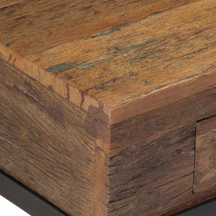 Tv-bänk 110x30x46 cm massivt återvunnet trä