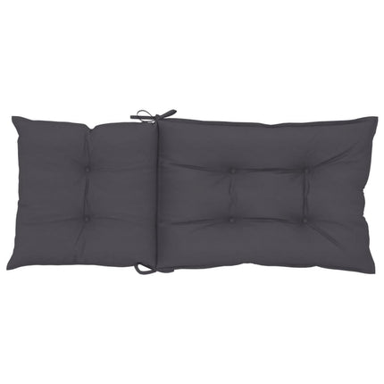 Stolsdynor 6 st antracit 120x50x7 cm tyg