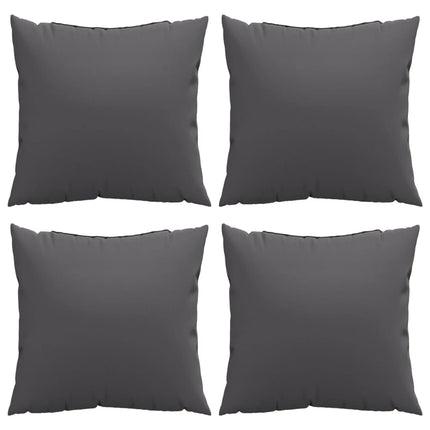 Soffkuddar 4 st antracit 40x40 cm tyg