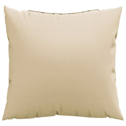Soffkuddar 4 st beige 40x40 cm tyg