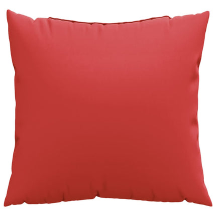 Soffkuddar 4 st röd 40x40 cm tyg