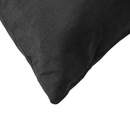 Soffkuddar 4 st svart 50x50 cm tyg