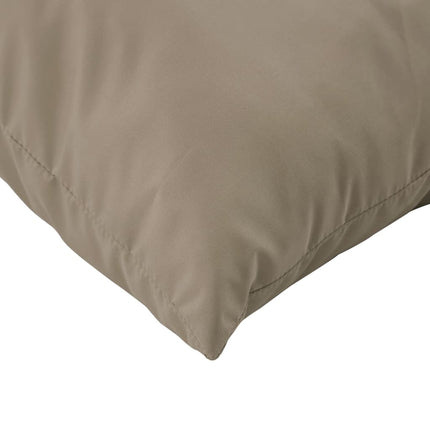 Soffkuddar 4 st taupe 50x50 cm tyg