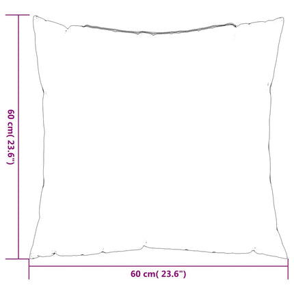Soffkuddar 4 st svart 60x60 cm tyg