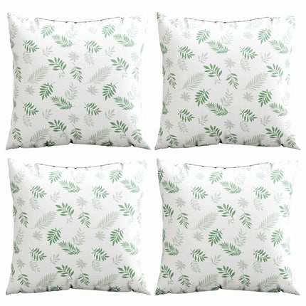 Spridda Kuddar Löv 4 pcs Bladmönster 60 x 60 cm Polyester Tyg
