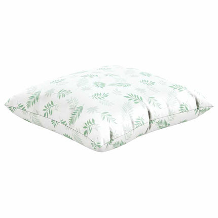 Spridda Kuddar 4 st Polyester Tyg Bladmönster 60 x 60 cm