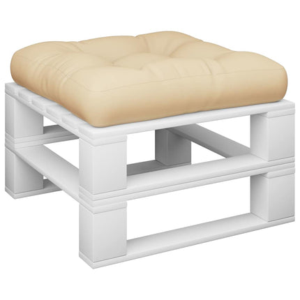 Palldyna beige 50x50x12 cm tyg