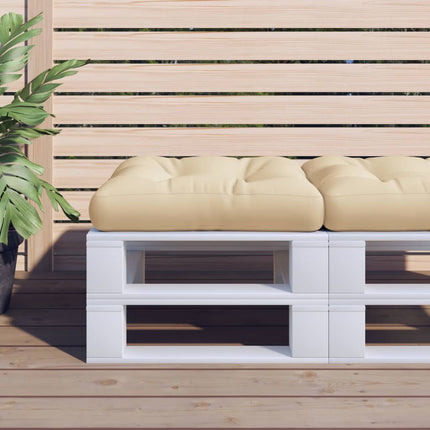 Palldyna beige 60x60x12 cm tyg