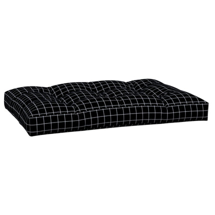 Palldyna svartrutig 120x80x12 cm tyg